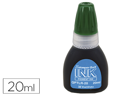 TINTA X'STAMPER QUIX PARA SELLOS VERDE BOTE DE 20 ML