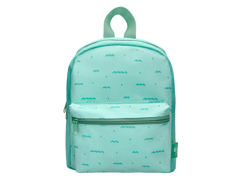 MOCHILA PREESCOLAR LIDERPAPEL KIDS VERDE 250X115X210 MM