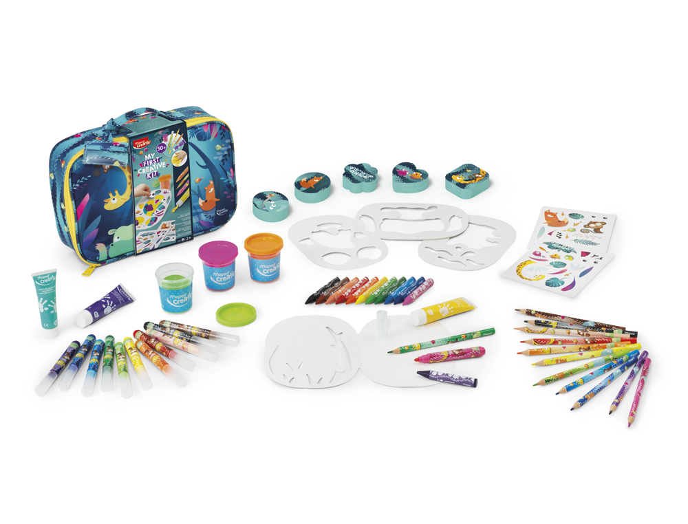 JUEGO MAPED CREATIV MALETA MULTIPRODUCTOS JUNGLE FEVER