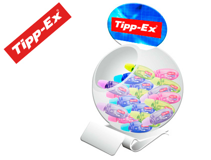 CORRECTOR TIPP-EX MICRO TAPE TWIST 5 MM X 8 M EXPOSITOR DE 60 UNIDADES