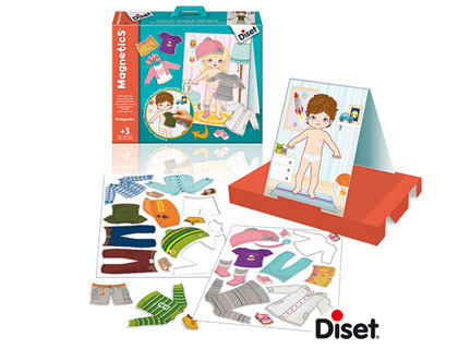 JUEGO DISET DIDACTICO MAGNETICO VESTIR NIO-NIA