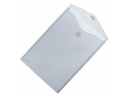 CARPETA OFFICE BOX DOSSIER POLIPROPILENO CIERRE SUPERIOR V-LOCK DIN A4 VERTICAL 230X325 MM CRISTAL