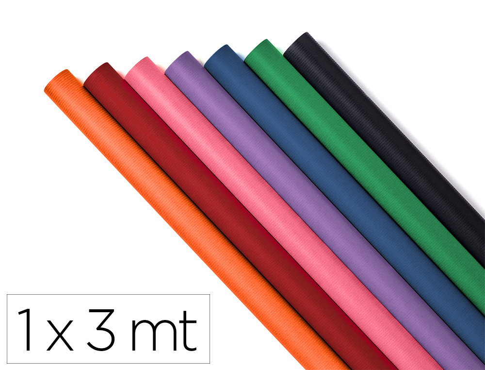 PAPEL KRAFT SADIPAL VERJURADO 65 GR VERDE ROLLO 1X3 MT