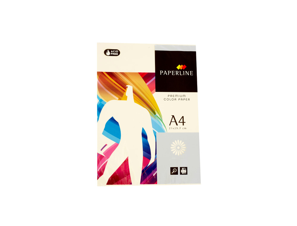 PAPEL COLOR FABRISA DIN A4 80G/M2 MARFIL PAQUETE DE 500 HOJAS