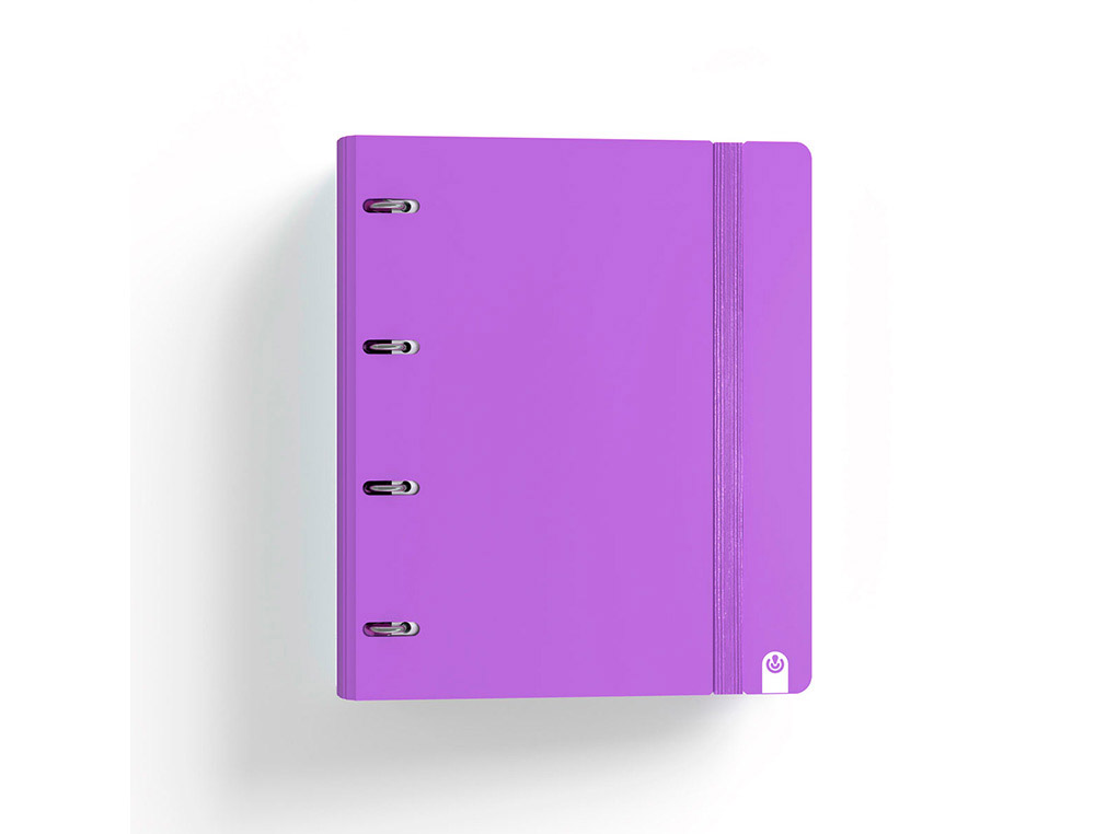 CARPETA CARPEBLOCK CARCHIVO DIN A4 FOAM CON RECAMBIO BONUS360 STYLE COLOR VIOLETA