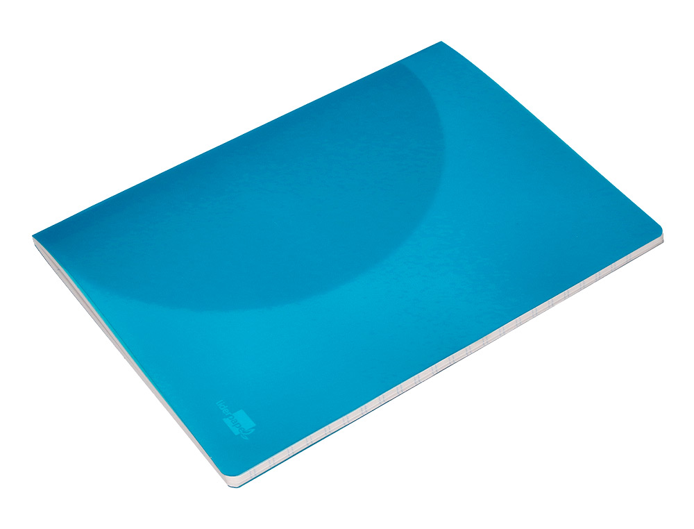 LIBRETA LIDERPAPEL 360 TAPA DE PLASTICO A4 48 HOJAS 90G/M2 PAUTA 5 2,5MM CON MARGEN COLORES SURTIDOS