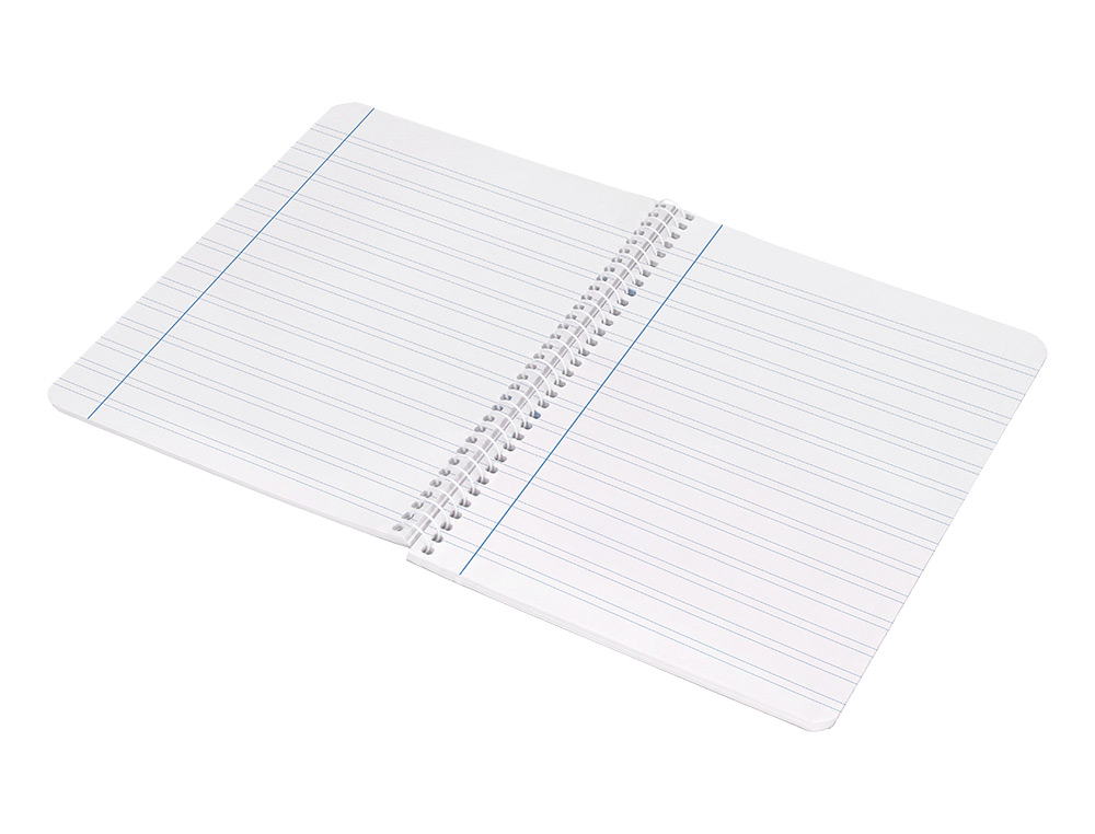 CUADERNO ESPIRAL LIDERPAPEL CUARTO SMART TAPA BLANDA 80H 60GR PAUTA 3,5MM CON MARGEN COLORES SURTIDOS