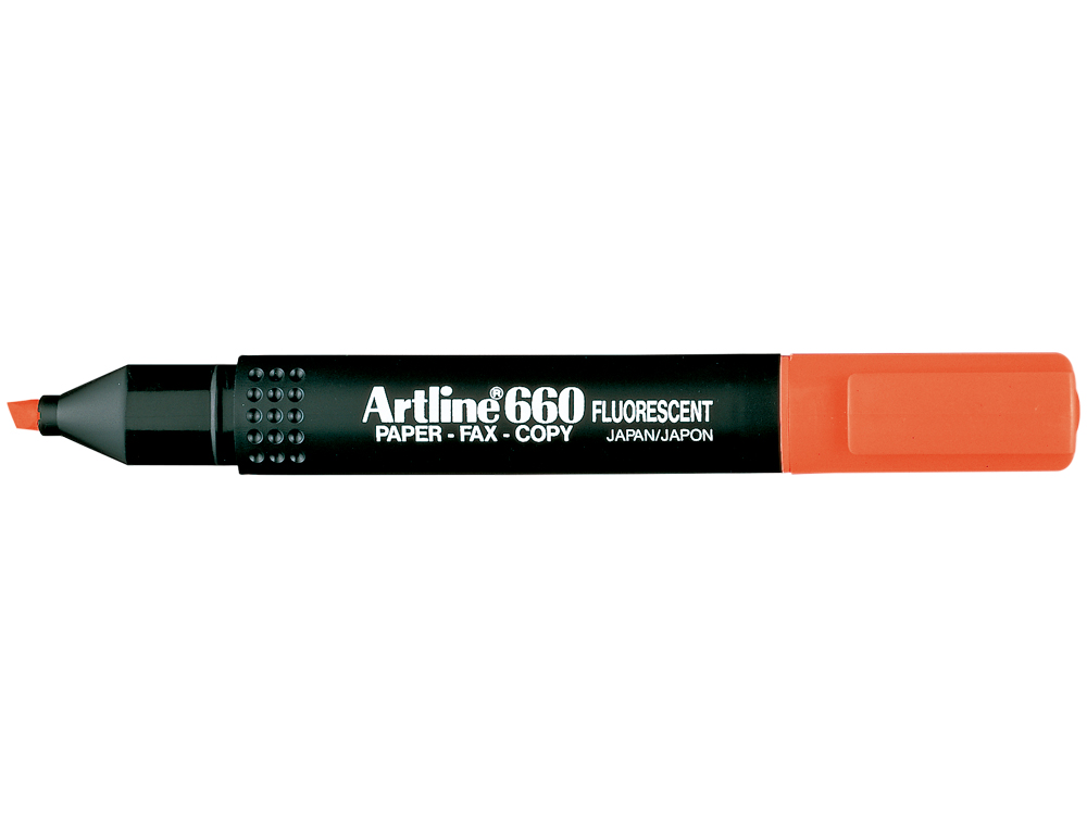 ROTULADOR ARTLINE FLUORESCENTE EK-660 ROJO PUNTA BISELADA