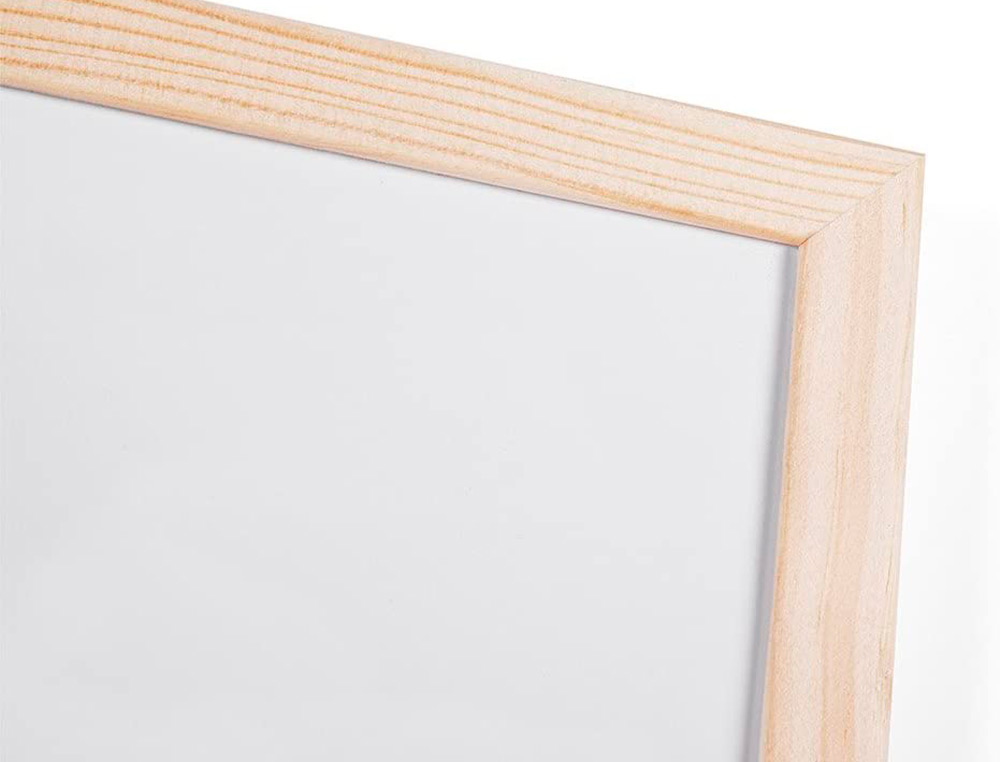 PIZARRA BLANCA Q-CONNECT LAMINADA MARCO DE MADERA 200X100 CM