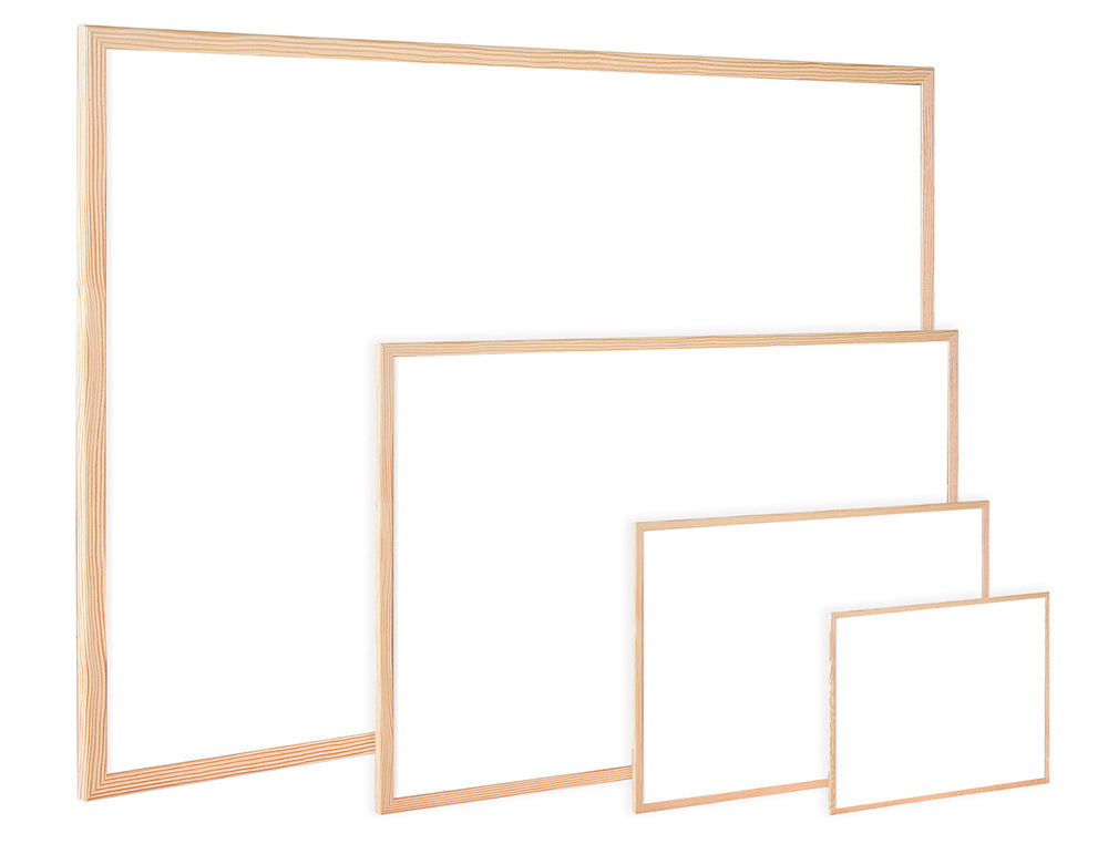PIZARRA BLANCA Q-CONNECT LAMINADA MARCO DE MADERA 200X100 CM