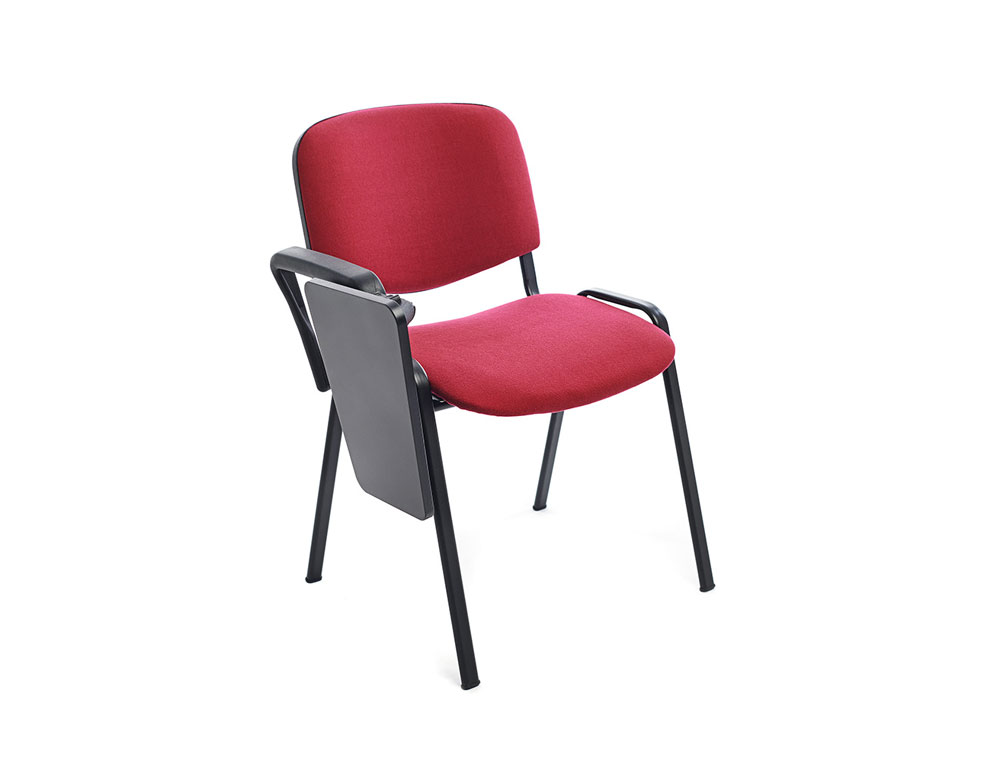 PALA ESCRITURA ROCADA DERECHA PARA SILLA CONFIDENTE PLEGABLE PVC 34X20 CM COLOR NEGRO
