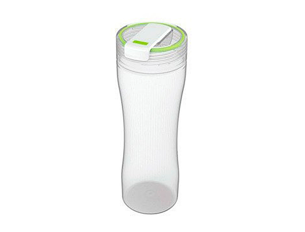 VASO BEBIDAS OFFISYS CAPACIDAD 0,8 L DOBLE APERTURA LIMPIEZA FACIL 100% HERMETICO 81X240 MM