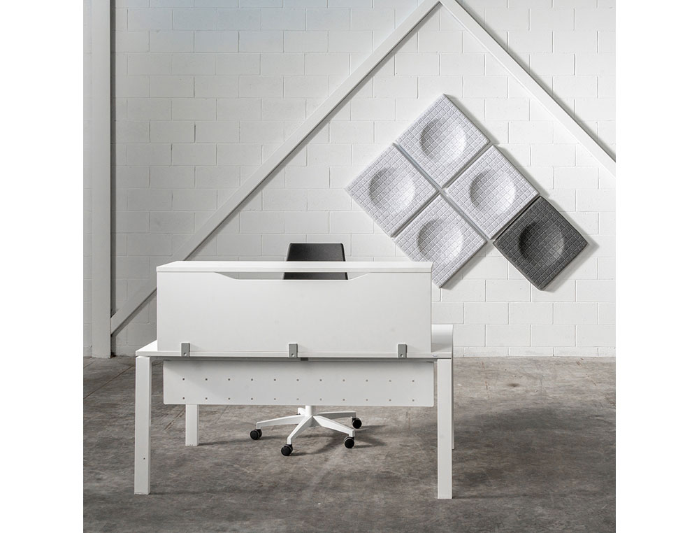 MOSTRADOR DE ALTILLO ROCADA VALIDO PARA MESAS WORK METAL EXECUTIVE 140X30X40 CM ACABADO AA01 HAYA/HAYA