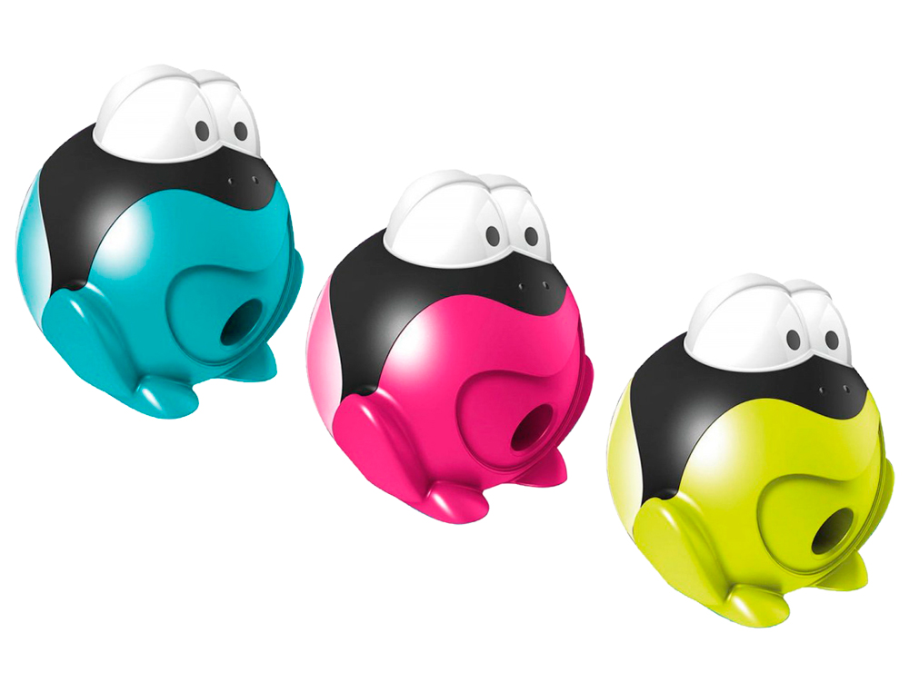 SACAPUNTAS MAPED PLASTICO CROC CROC SIGNAL CON DEPOSITO 1 USO COLORES SURTIDOS