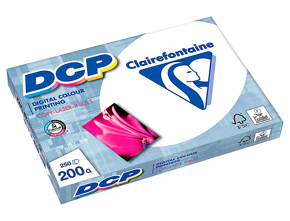 PAPEL FOTOCOPIADORA CLAIREFONTAINE DIN A3 200 GR PAQUETE DE 250 HOJAS