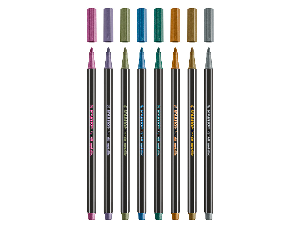 ROTULADOR STABILO ACUARELABLE PEN 68 METALICO COBREPUNTA GRUESA 1MM