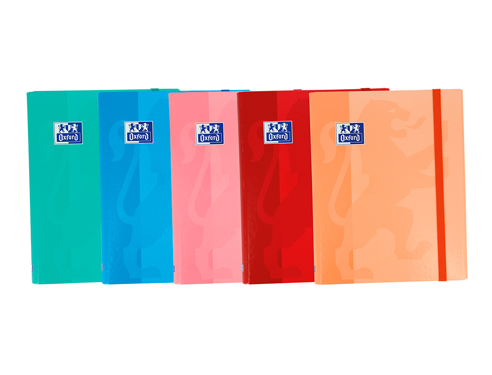 CARPETA DE GOMAS OXFORD SCHOOL DIN A4+ CON SOLAPAS TAPA EXTRADURA COLORES TENDENCIAS SURTIDO