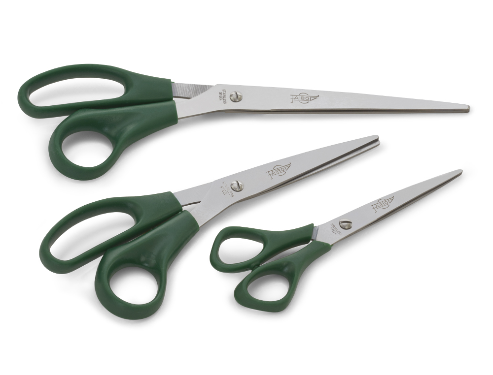 TIJERA OFICINA FAIBO ACERO INOXIDABLE 16 CM EMPUADURA ERGONOMICA