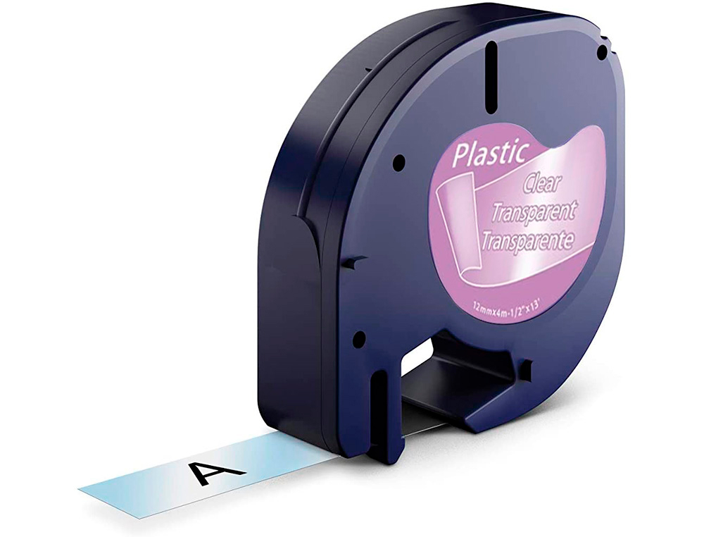 CINTA Q-CONNECT 12MM X 4MT TRANSPARENTE PARA MAQUINA LETRATAG