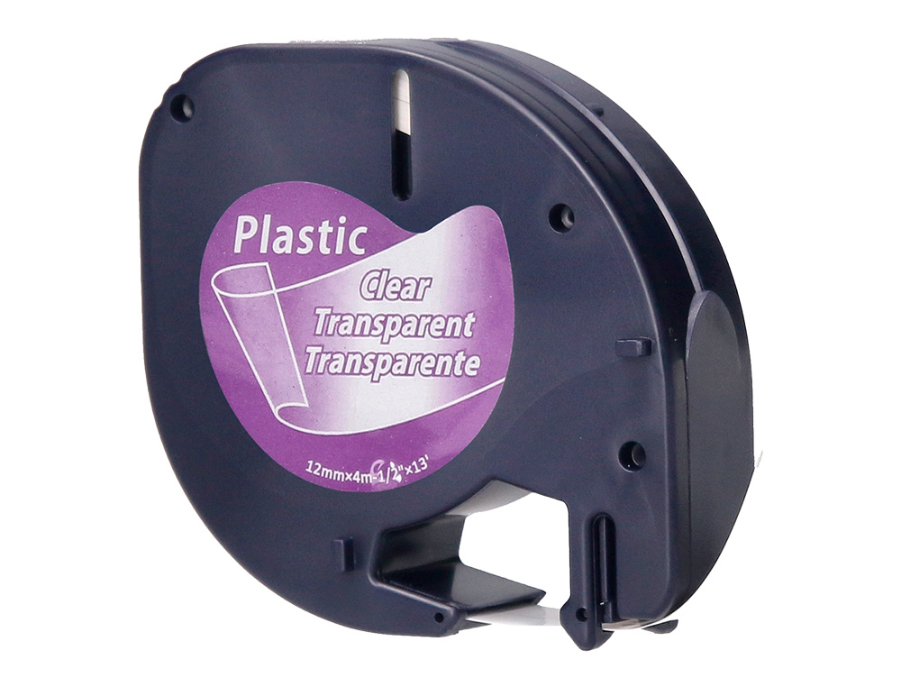 CINTA Q-CONNECT 12MM X 4MT TRANSPARENTE PARA MAQUINA LETRATAG