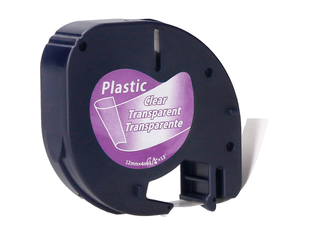 CINTA Q-CONNECT 12MM X 4MT TRANSPARENTE PARA MAQUINA LETRATAG