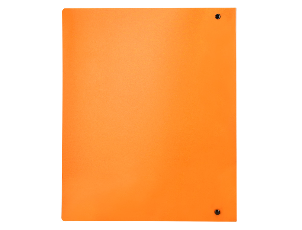 CARPETA LIDERPAPEL 4 ANILLAS MIXTAS 40 MM POLIPROPILENO DIN A4 NARANJA FLUOR OPACO