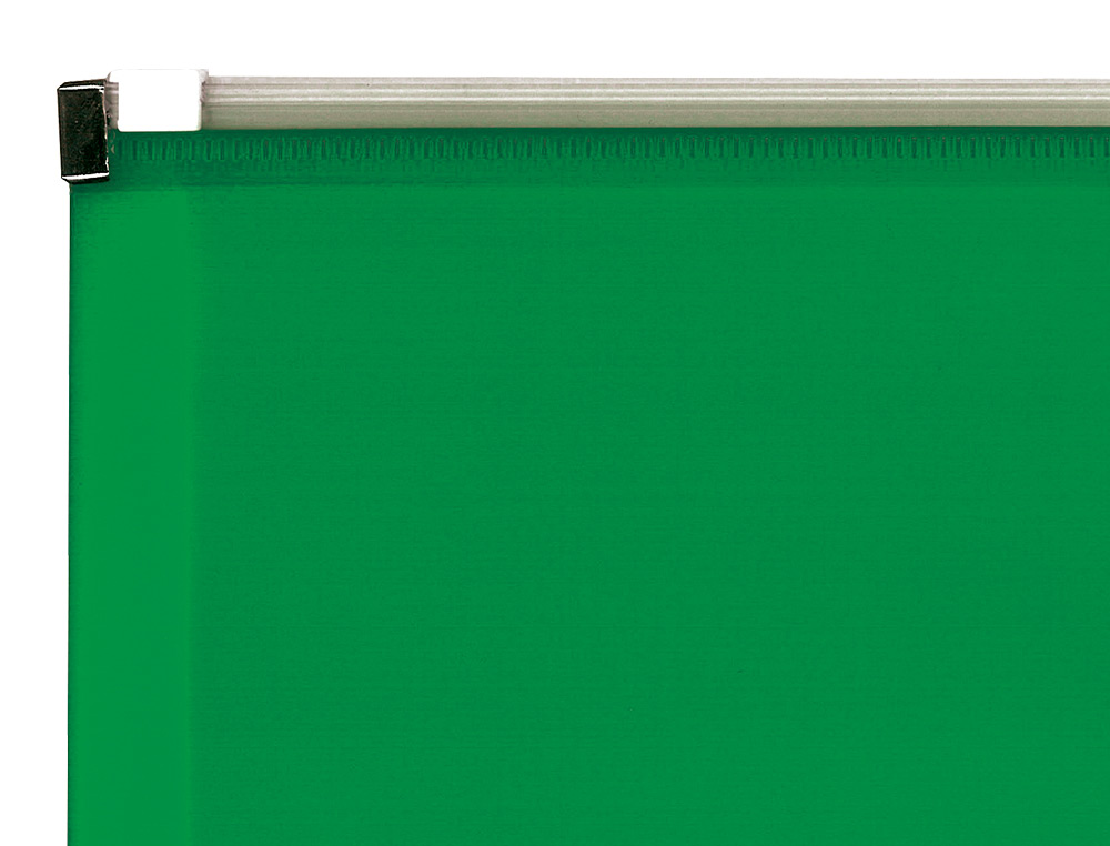 CARPETA DOSSIER LIDERPAPEL A4 CIERRE DE CREMALLERA VERDE TRANSLUCIDO