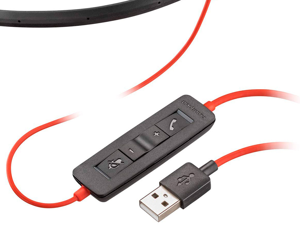 AURICULAR PLANTRONICS BLACKWIRE 3310 DIADEMA CABLE USB-C/A MONOAURAL CON MICROFO NO Y CERT. MICROSOFT TEAMS