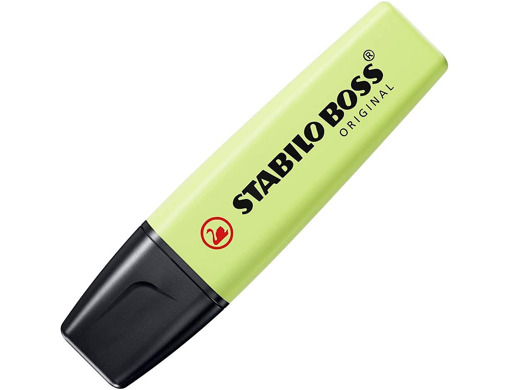 ROTULADOR STABILO BOSS FLUORESCENTE 70 PASTEL ESTUCHE DE 4 UNIDADES COLORES