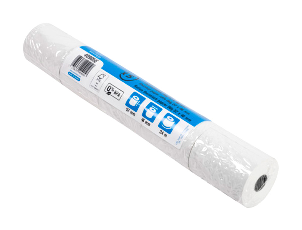 ROLLO SUMADORA EXACOMPTA SAFE CONTACT TERMICO 57 MM X 46 MM 55 G/M2