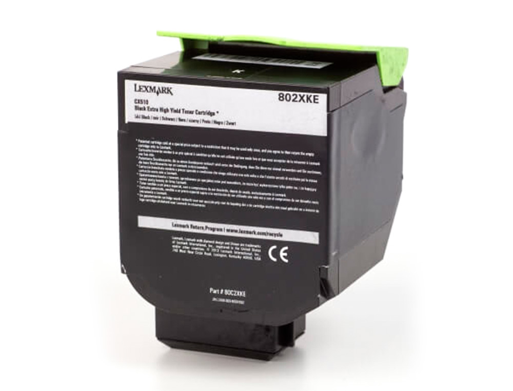 TONER LASER LEXMARK 80C2XKE NEGRO 8000 PAGINAS