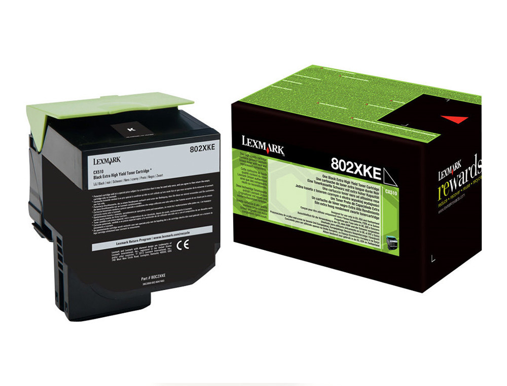 TONER LASER LEXMARK 80C2XKE NEGRO 8000 PAGINAS