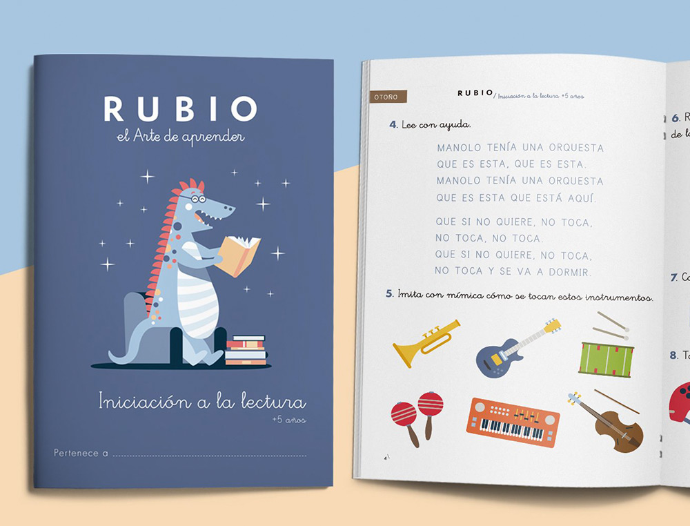 CUADERNO RUBIO INICIACION A LA LECTURA + 5 AOS