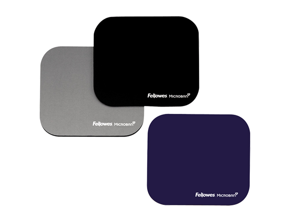 ALFOMBRILLA PARA RATON FELLOWES CON PROTECCION MICROBAN COLOR GRIS 226X192X3 MM