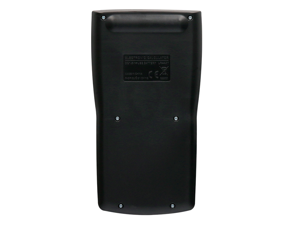 CALCULADORA LIDERPAPEL CIENTIFICA XF33 12 DIGITOS 240 FUNCIONES CON TAPA SOLAR Y PILAS COLOR NEGRO 156X85X20