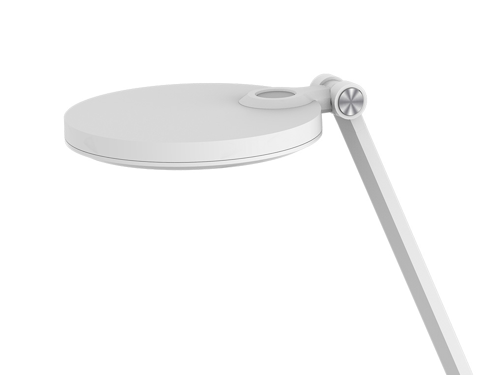 LAMPARA DE ESCRITORIO Q-CONNECT LED 7W 500 LM BRILLO REGULABLE 3 NIVELES CABEZA Y BRAZO ORIENTABLE BLANCO