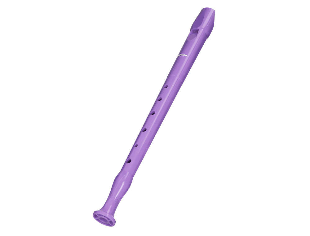 FLAUTA HOHNER 9508 COLOR LAVANDA FUNDA VERDE Y TRANSPARENTE