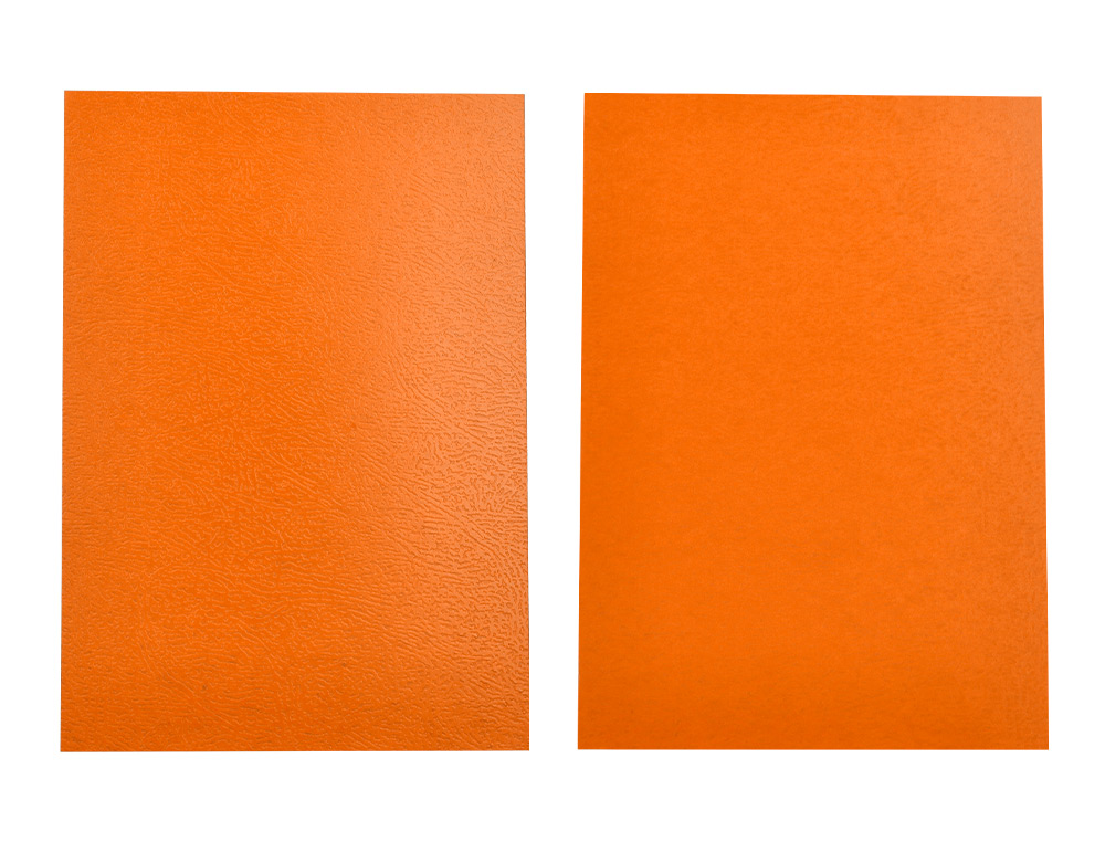 TAPA ENCUADERNACION LIDERPAPEL CARTON A4 0,9MM NARANJA FLUOR PAQUETE DE 50 UNIDADES