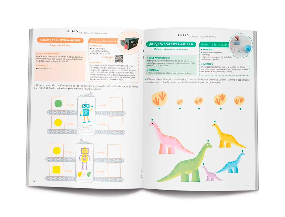 CUADERNO RUBIO HABILIDADES MATEMATICAS + 5 AOS