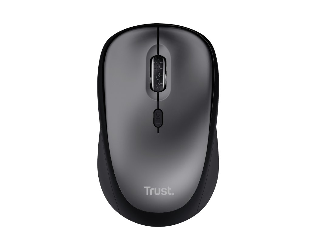 RATON TRUST YVI+ OPTICO INALAMBRICO ECO 4 BOTONES 800/1600 DPI USB 2.0 COLOR NEGRO