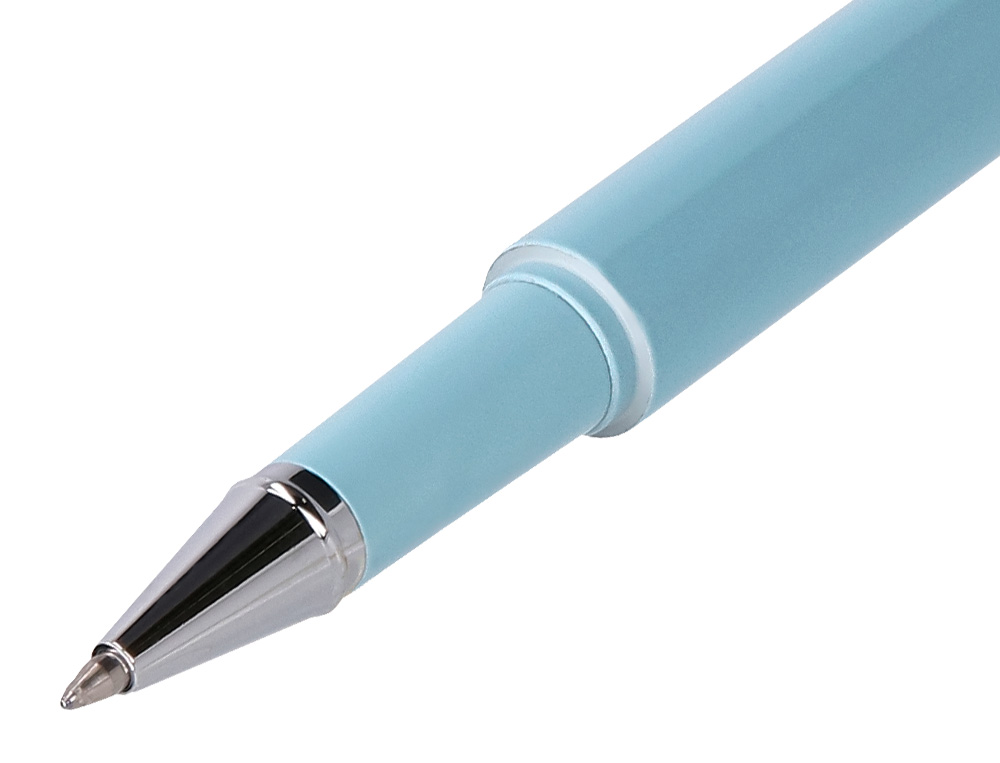 ROLLER Y FUNDA DE SIMILPIEL BELIUS SPACE B COLOR MINIMALISTA AZUL TINTA AZUL CAJA DE DISEÑO
