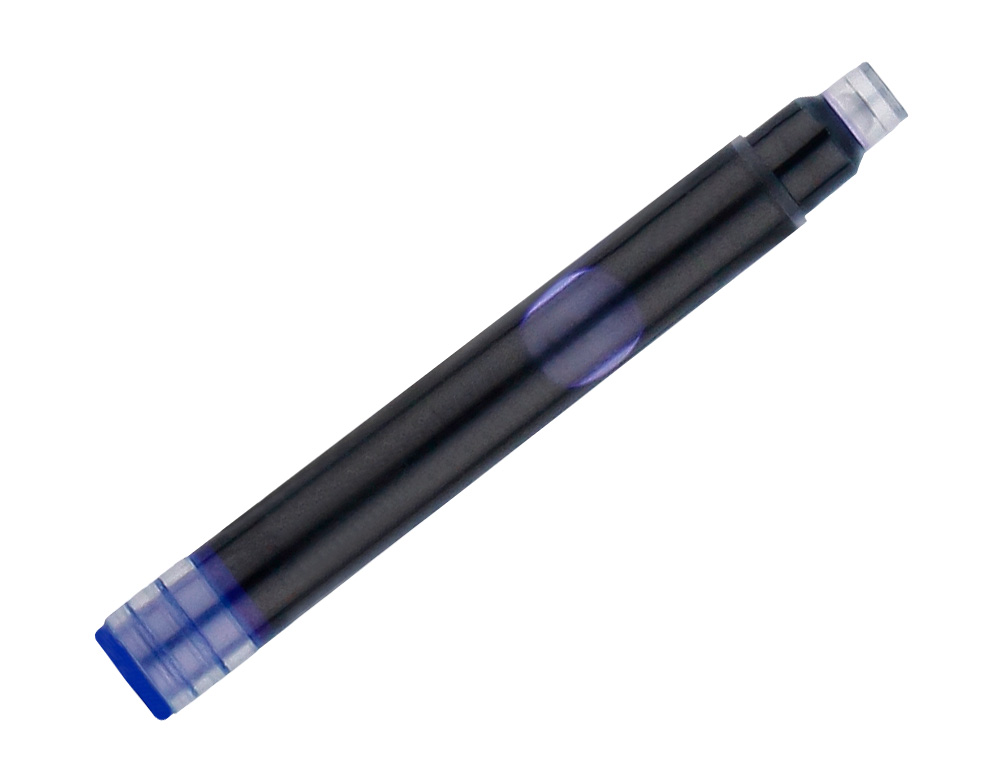 TINTA ESTILOGRAFICA BELIUS AZUL CAJA 6 CARTUCHOS