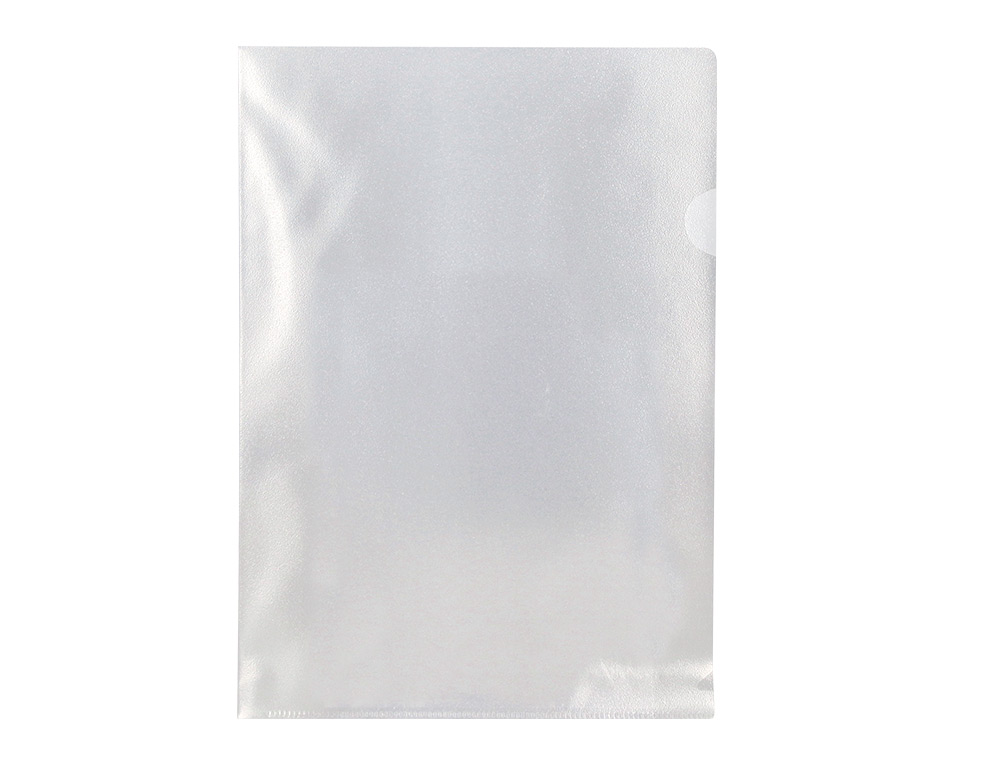 CARPETA Q-CONNECT DOSSIER UÑERO PLASTICO FOLIO TRANSPARENTE 110 MICRAS