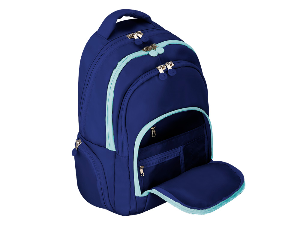 MOCHILA ANTARTIK FUSION FLEX MULTIBOLSILLO AZUL MARINO 19L 450X180X300 MM