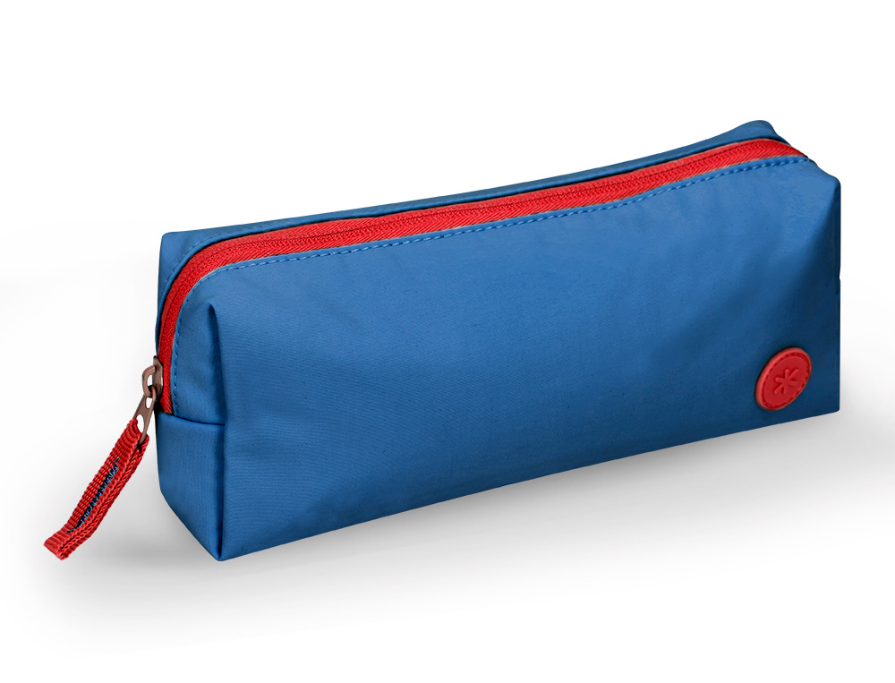 ESTUCHE PORTATODO ANTARTIK BASIC PACK 1 COMPARTIMENTO AZUL MARINO COMPAÑERO MOCHILA 80X55X210 MM