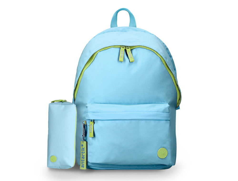 MOCHILA ANTARTIK BASIC PACK CON BOLSILLO PARA PORTATIL TURQUESA 20 L 300X160X420 MM