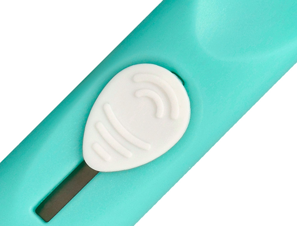 CUTER Q-CONNECT PLASTICO MINI DE SEGURIDAD RETRACTIL MODELOS Y COLORES SURTIDOS EXPOSITOR 30 UNIDADES