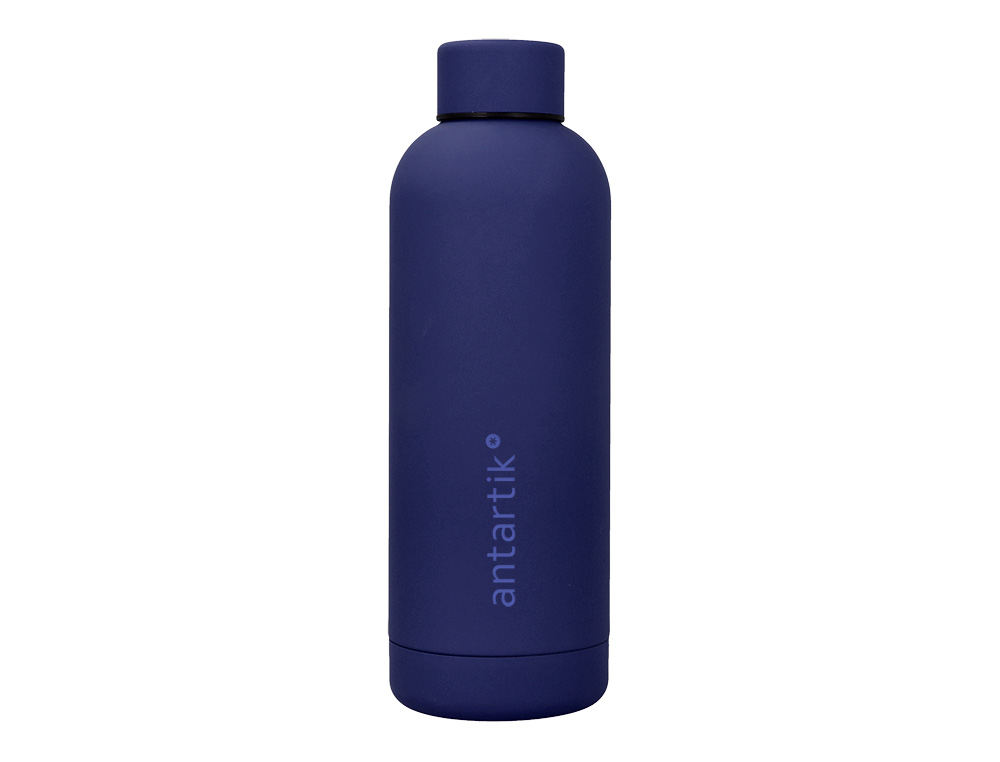 BOTELLA PORTALIQUIDOS ANTARTIK ISOTERMICA ACERO INOXIDABLE LIBRE DE BPA COLOR AZUL 500 ML