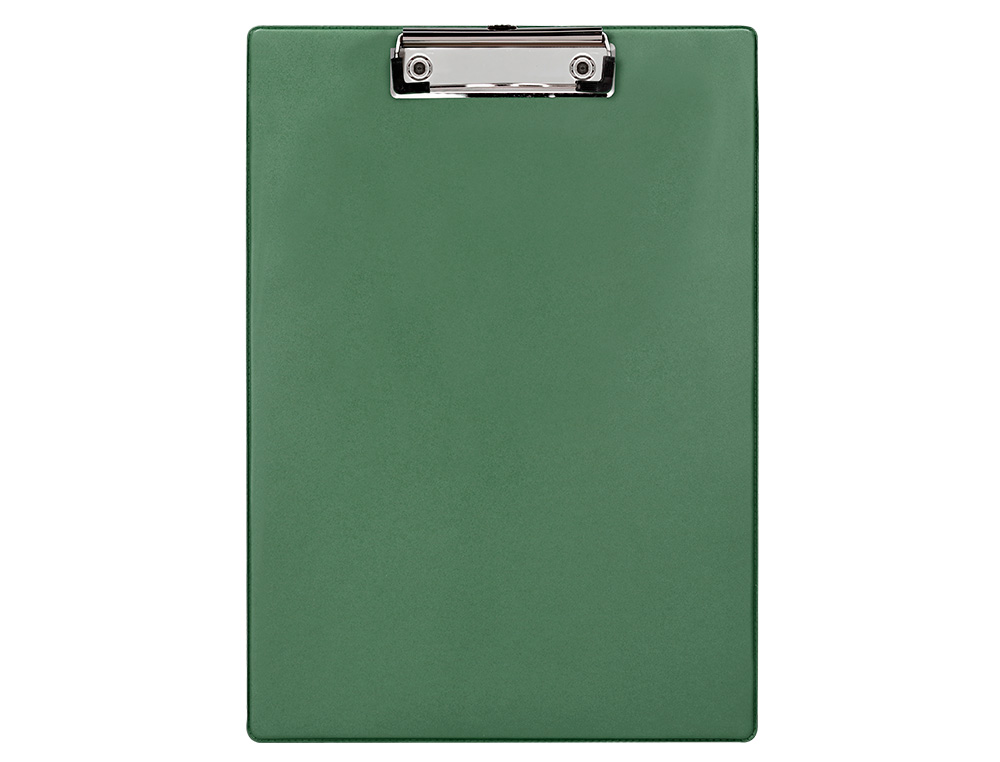 PORTANOTAS Q-CONNECT PLASTICO 50% RECICLADO DIN A4 VERDE OLIVA GROSOR 2,1 MM
