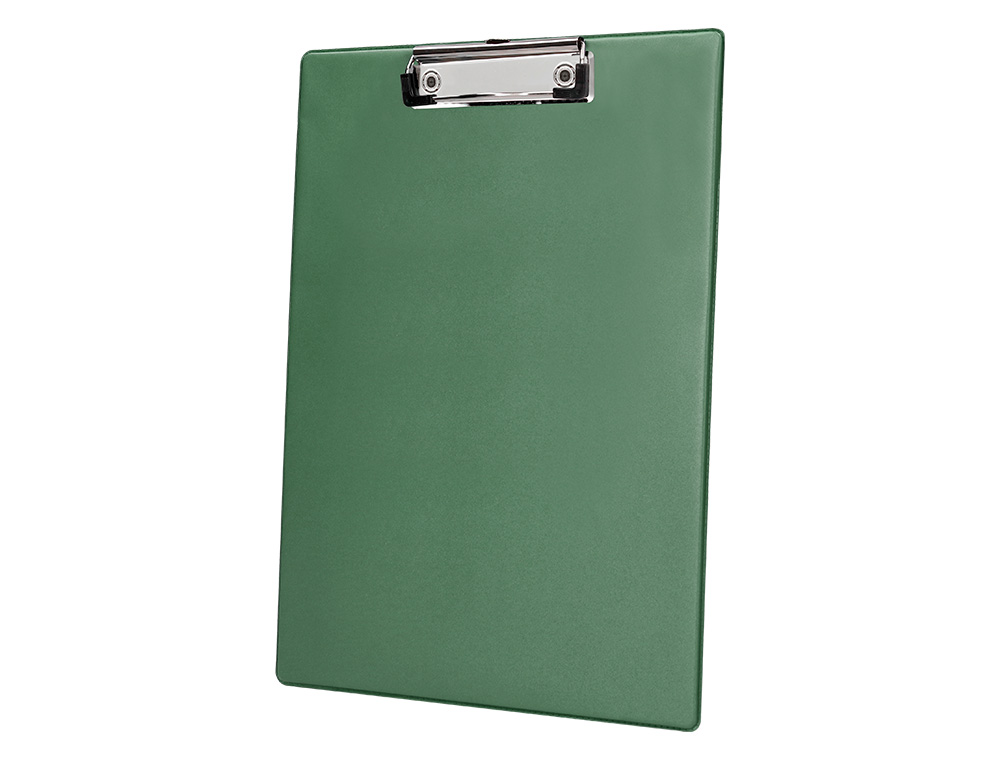 PORTANOTAS Q-CONNECT PLASTICO 50% RECICLADO DIN A4 VERDE OLIVA GROSOR 2,1 MM